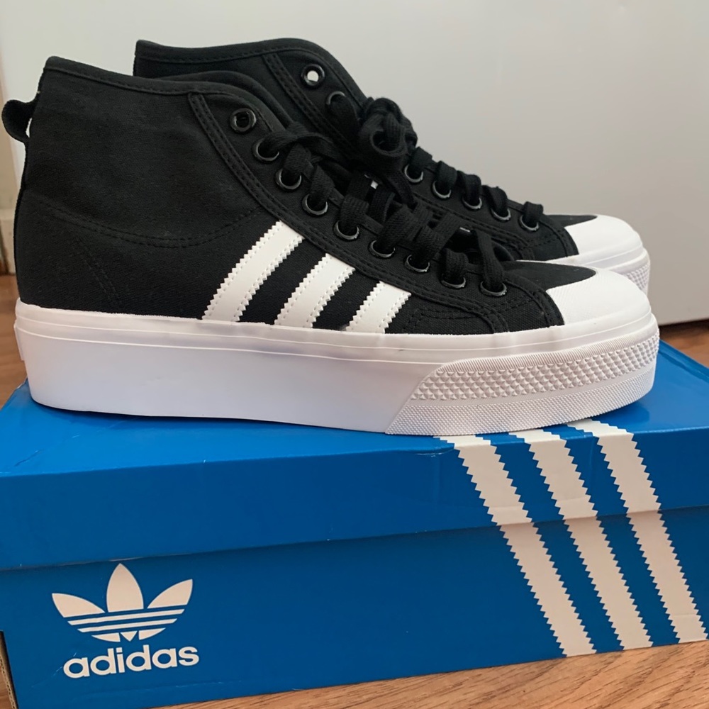 Adidas Nizza Mid Top Shoes